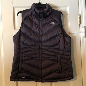 The North Face Purple Puffer Vest